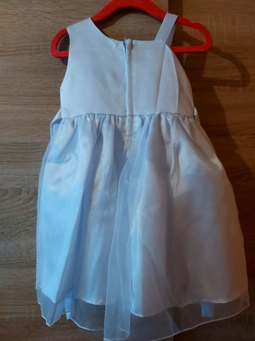 Sukienka biała koronkowa 98/104