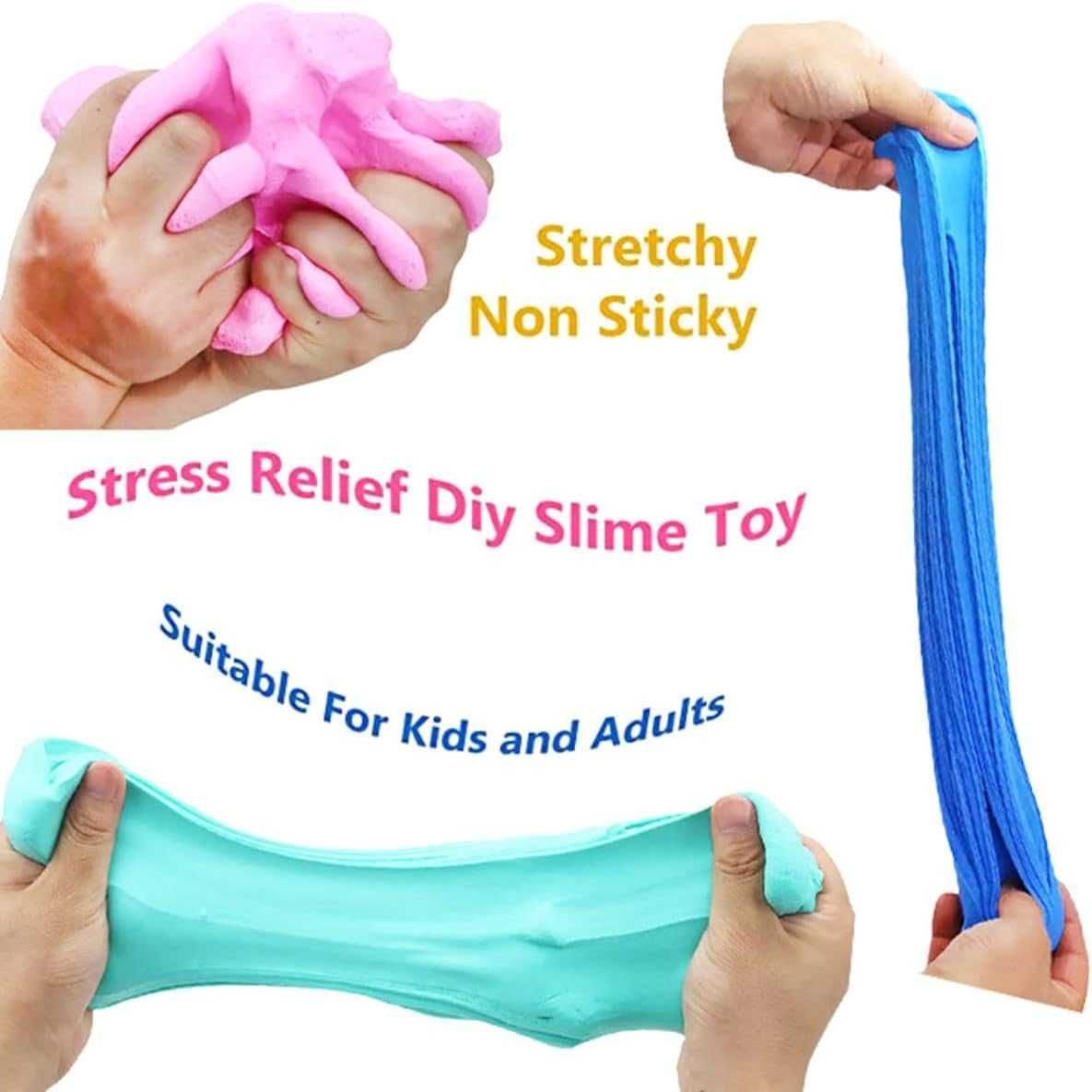 Kit de 9 pacotes de lodo Mini Cloud Slime Kit de brinquedo de