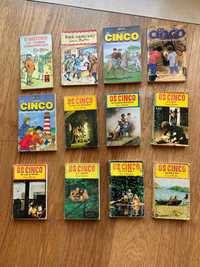 Livros Literatura juvenil "Os cinco", " Os sete", "Uma aventura"