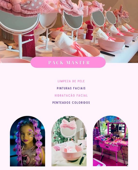 Pinturas Faciais - Festas de Spa - Mascotes