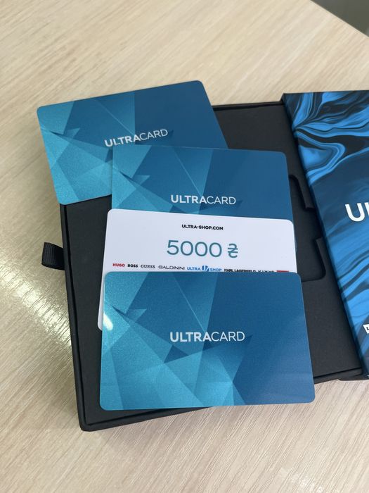 Сертифікат Ultra Shop Ультрашоп на 5000 гривень