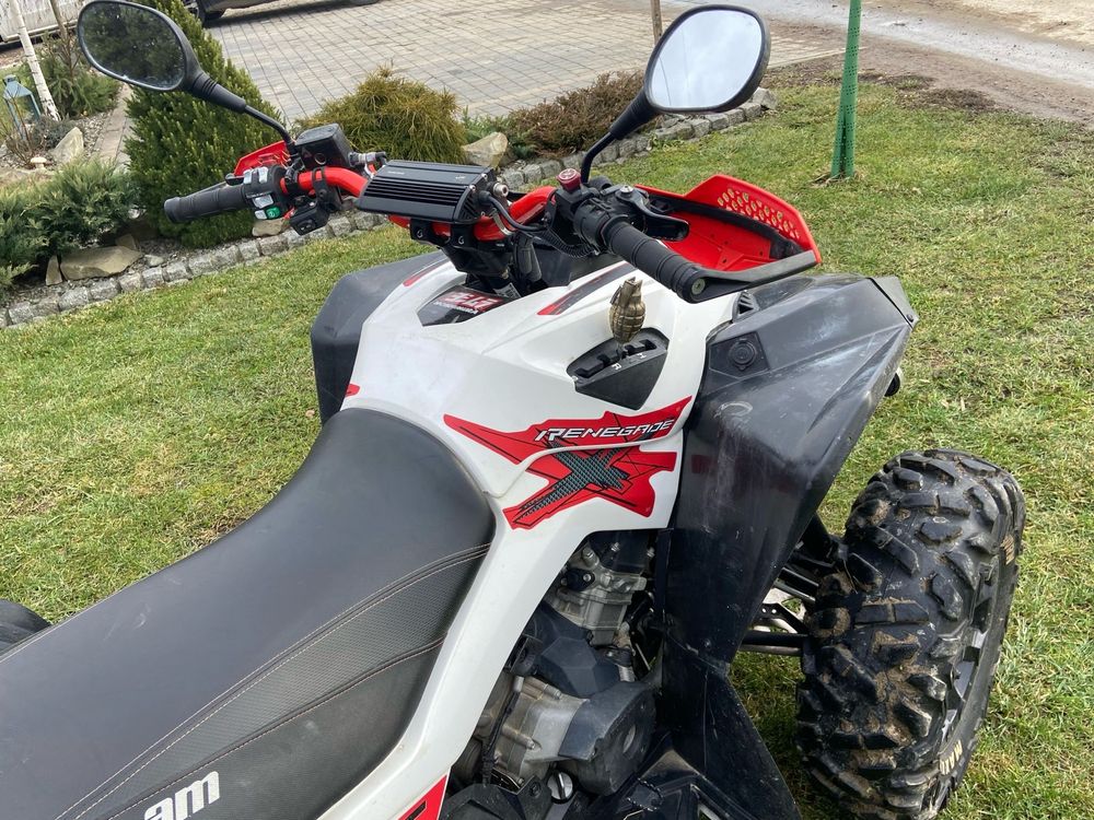 Grill lampa obudowa lamp bumper osłony nadkole can am renegade 650 xxc