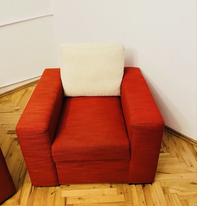 Sofa rozkladana z funkcja spania + Dwa fotele * Super Stan*
