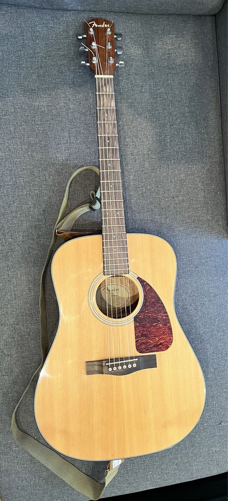Комплект Акустическая Гитара Fender CD-140S NAT