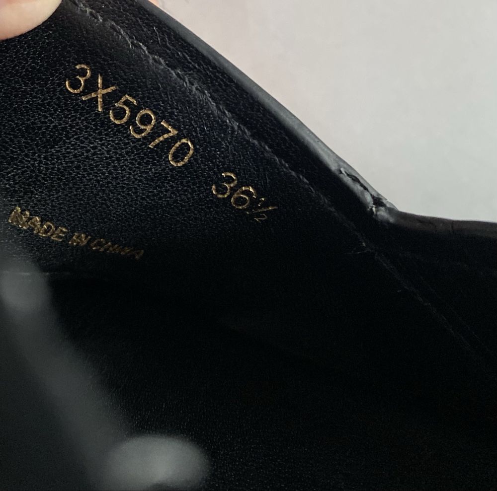 Боссоножки кожаные Prada Оригинал Размер 36,5 37 - 23,5 см