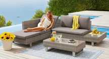 Meble ogrodowe LONG BEACH NEW zestaw wypoczynkowy Konifera