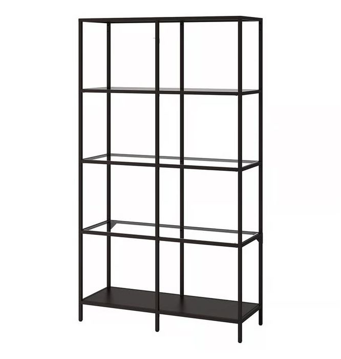 Estante em ferro e vidro IKEA