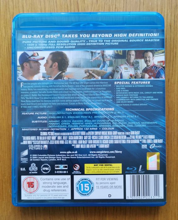 Talladega Nights: The Ballad of Ricky Bobby (Demon Prędkości) Blu-ray