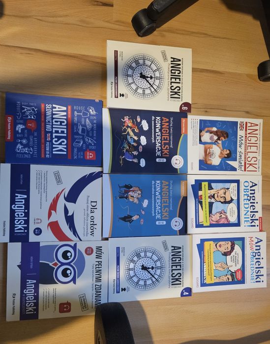 Zestaw książek do nauki języka angielskiego