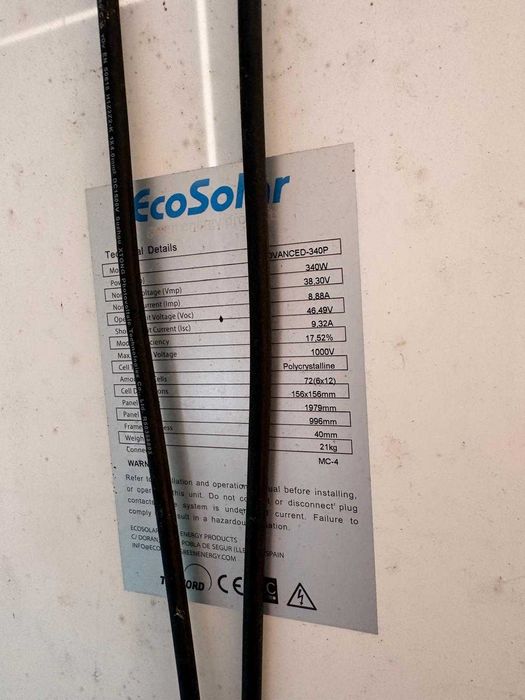 4 paineis solares/ ecosolar