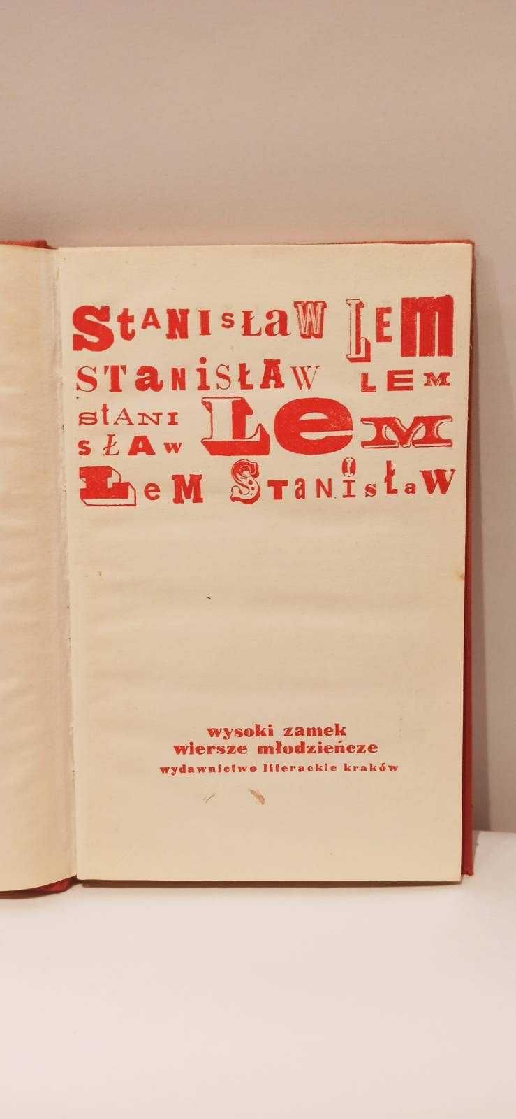 Stanisław Lem / wysoki zamek / wiersze młodzieńcze / 1975