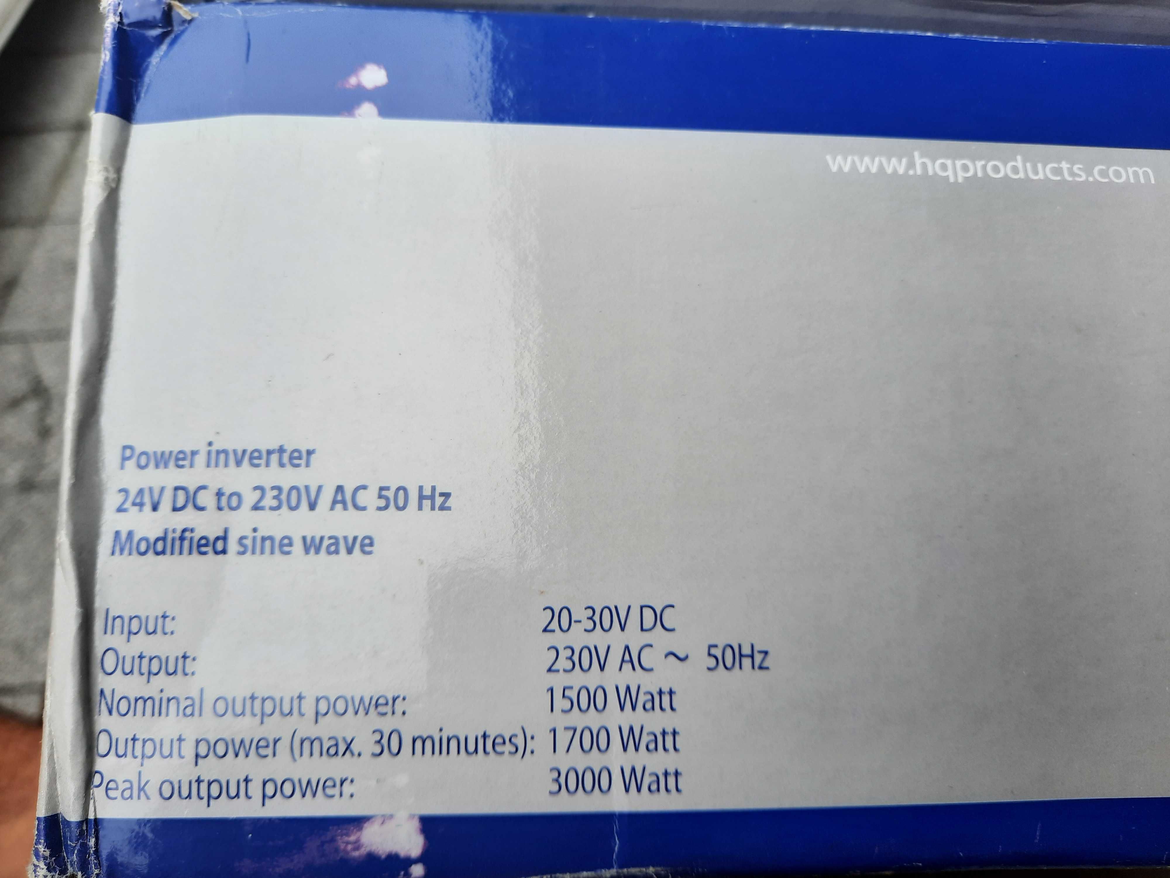 Inversor 24 Volts/ 220W