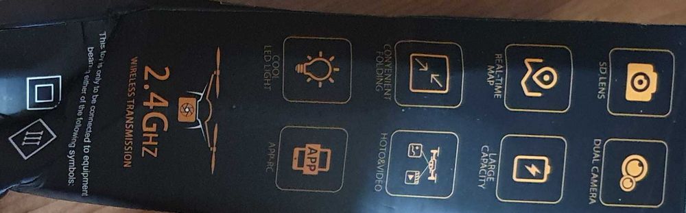 DRONE com 2 cameras video e 3 baterias NOVO