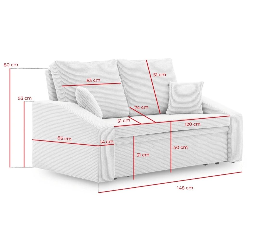 Mini sofa DORMA 2-os