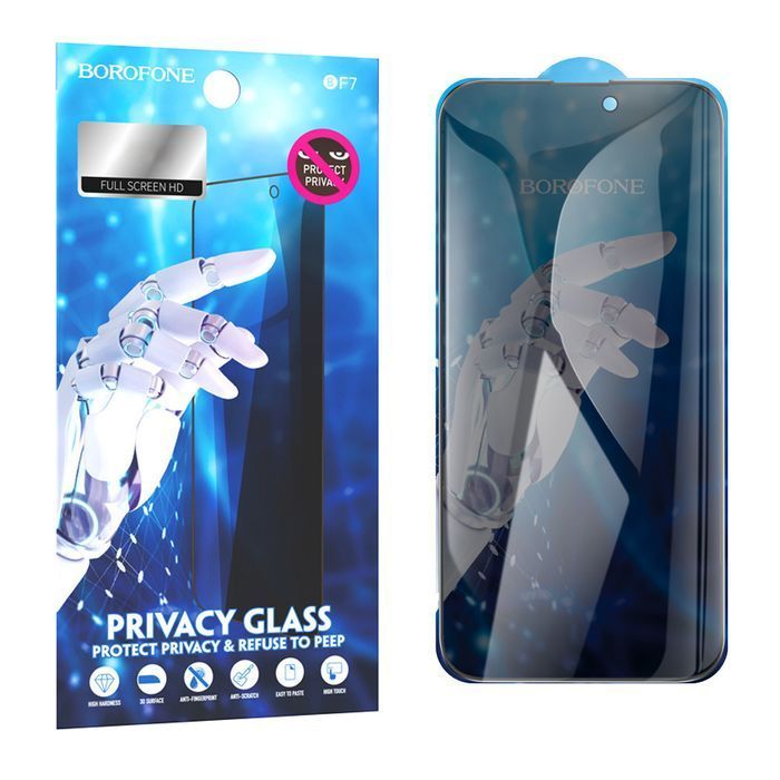 Hartowane szkło BF7 Diamond Full Screen Anti-spy do Iphone 15 Pro Max