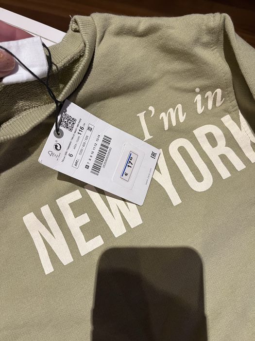 Нова зара zara худі худи сукня платье 6 лет 116 на девочку плаття