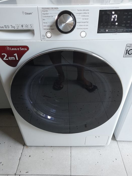 (Indisponivel) Maquina LG lavar/secar 10kg c.entrega