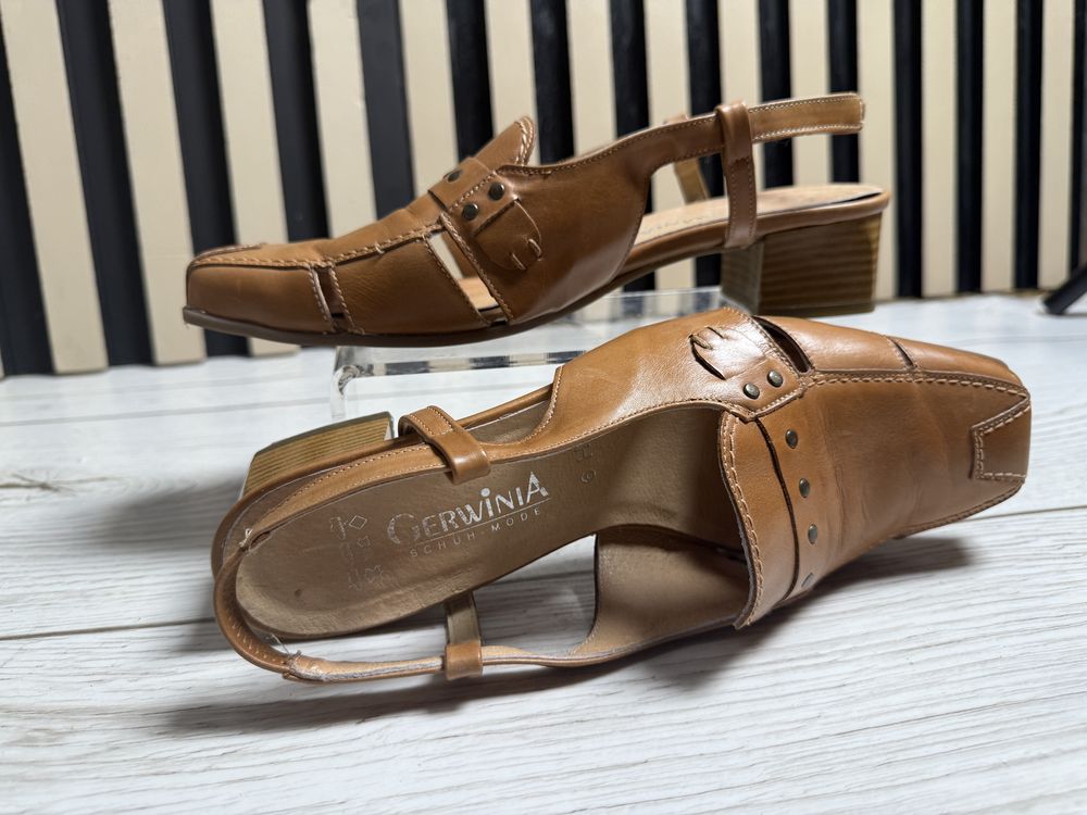 Eleganckie stylowe Czółenka damskie skóra naturalna tęgość H