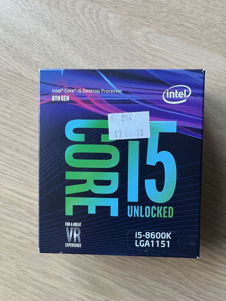 Procesor Intel Core i5-8600K 3.6GHz 9 MB BX80684I58600K
