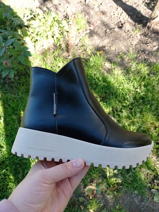 Черевики шкіряні зимові , ботинки женские зима кожа