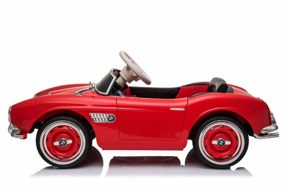Pojazd BMW 507 Retro na akumulator EVA Ekoskóra LED MP3 pilot SX1938