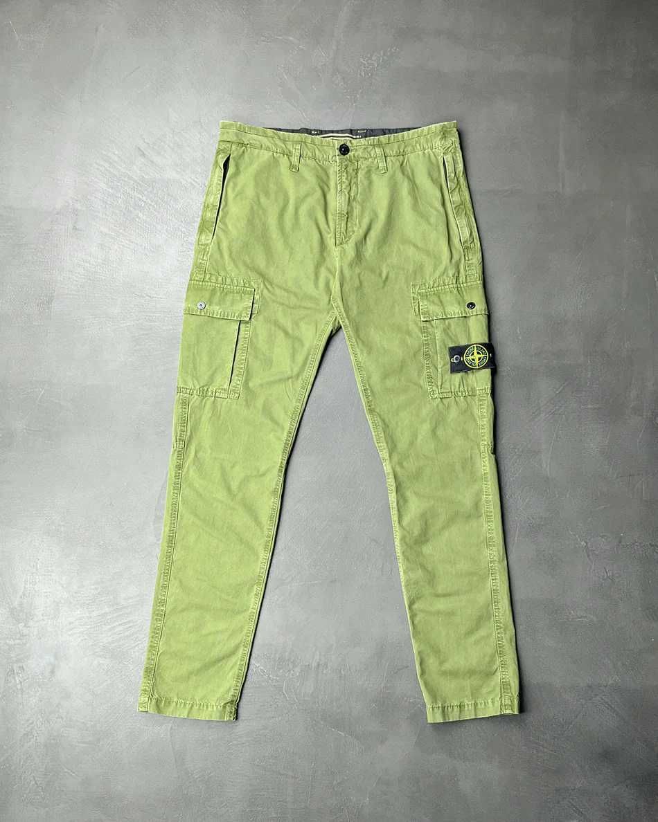 Штани 303WA Brushed Cotton Cargo Garment Dyed 'old' Effect Olive