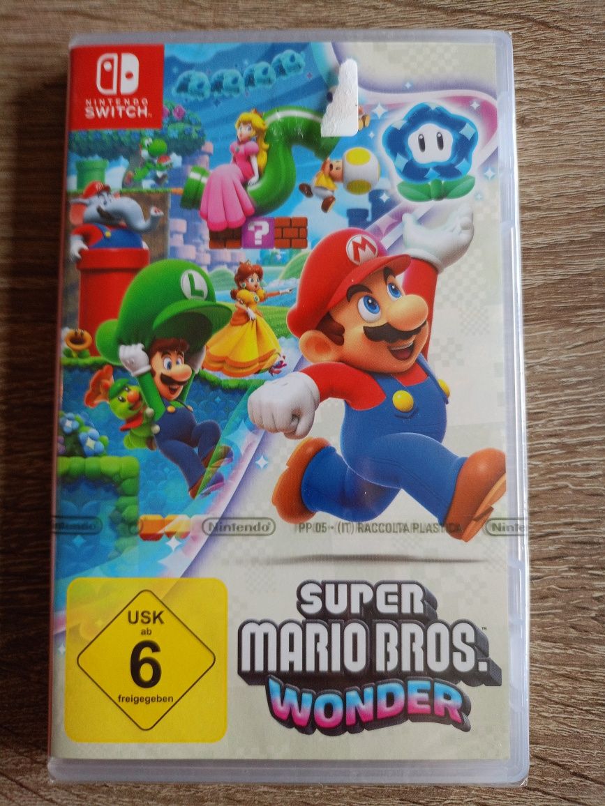 Super Mario Bros Wonder Nintendo Switch 1/2 Nowa w Foli