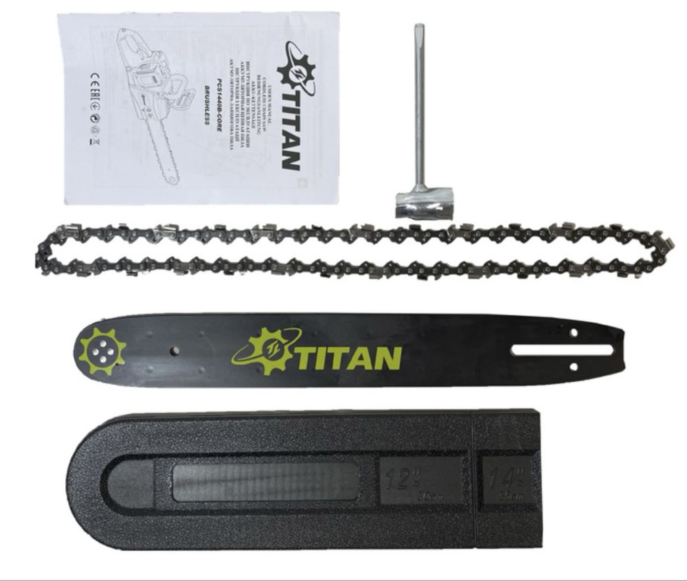 Аккумуляторная цепная пила TITAN PCS1440B-CORE