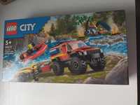Zestaw Lego City Terenowy wóz strażacki z Łodzią