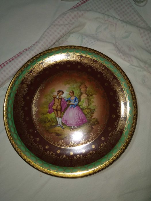 Prato em porcelana fina Bareuther