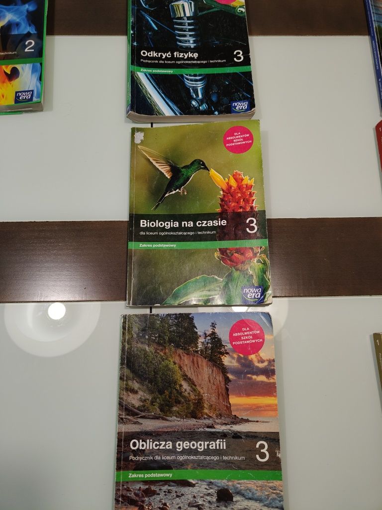 Podręczniki szkolne do liceum i technikum klasa 1-3