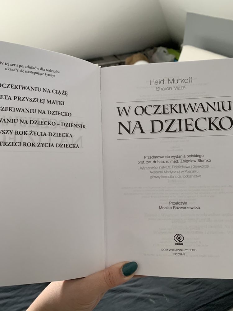 Książka - macierzyństwo W oczekiwaniu na dziecko Heidi Murkoff