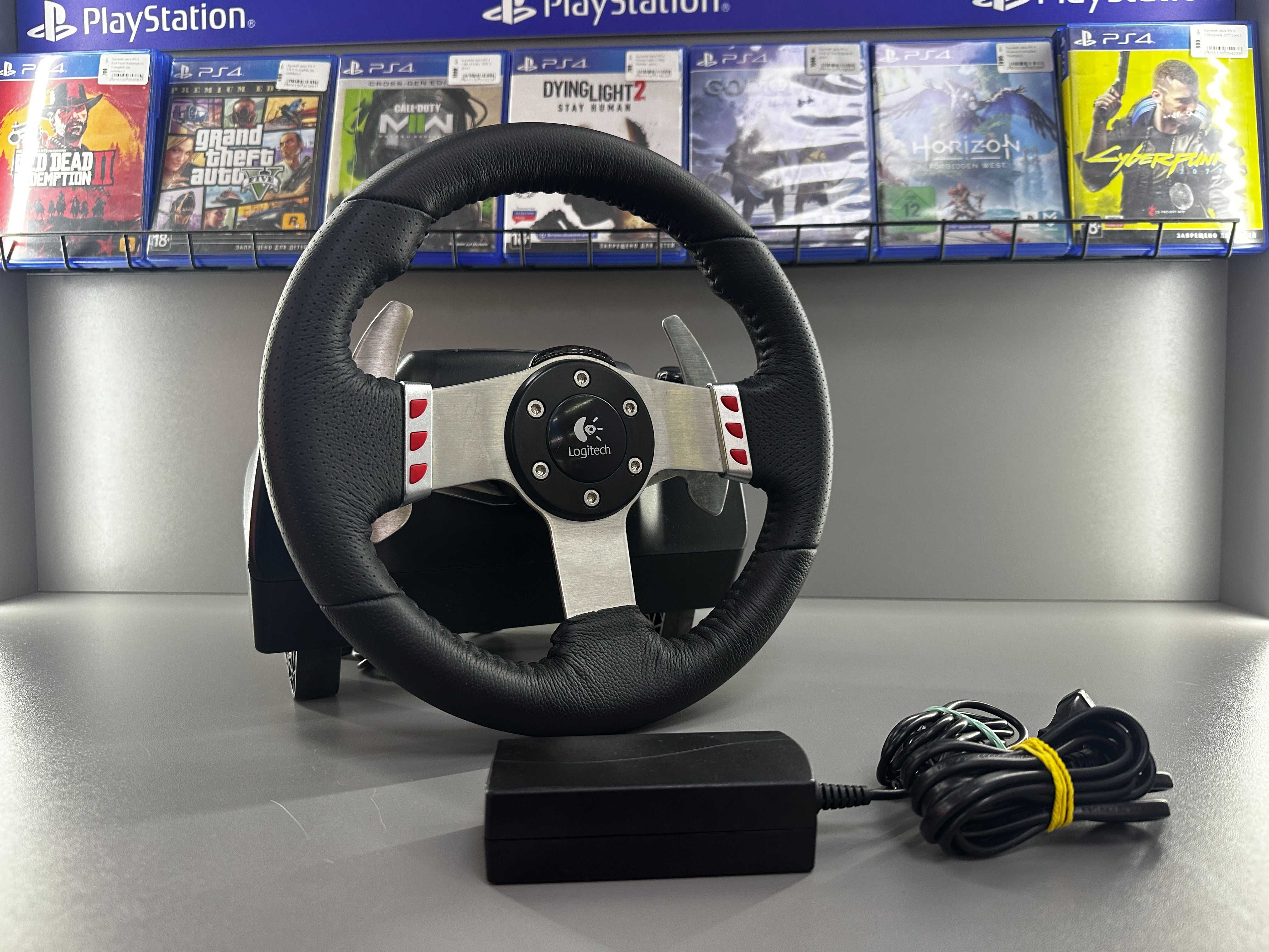 Ігрове кермо для компьютера Logitech G27 + КПП