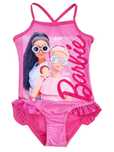 Strój  kąpielowy kostium jednoczęściowy dziewczęcy Barbie 122/128