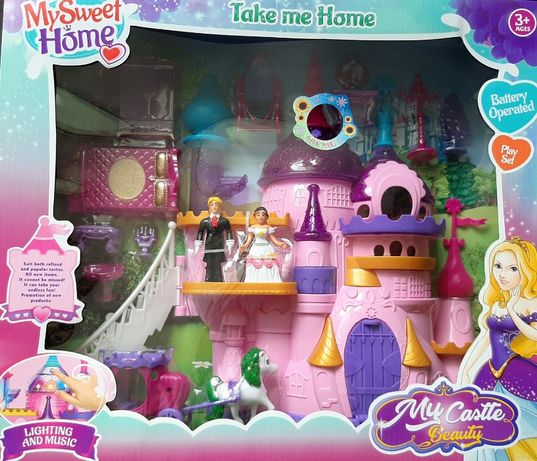 Zabawki ! Domek -Pałac dla lalek.