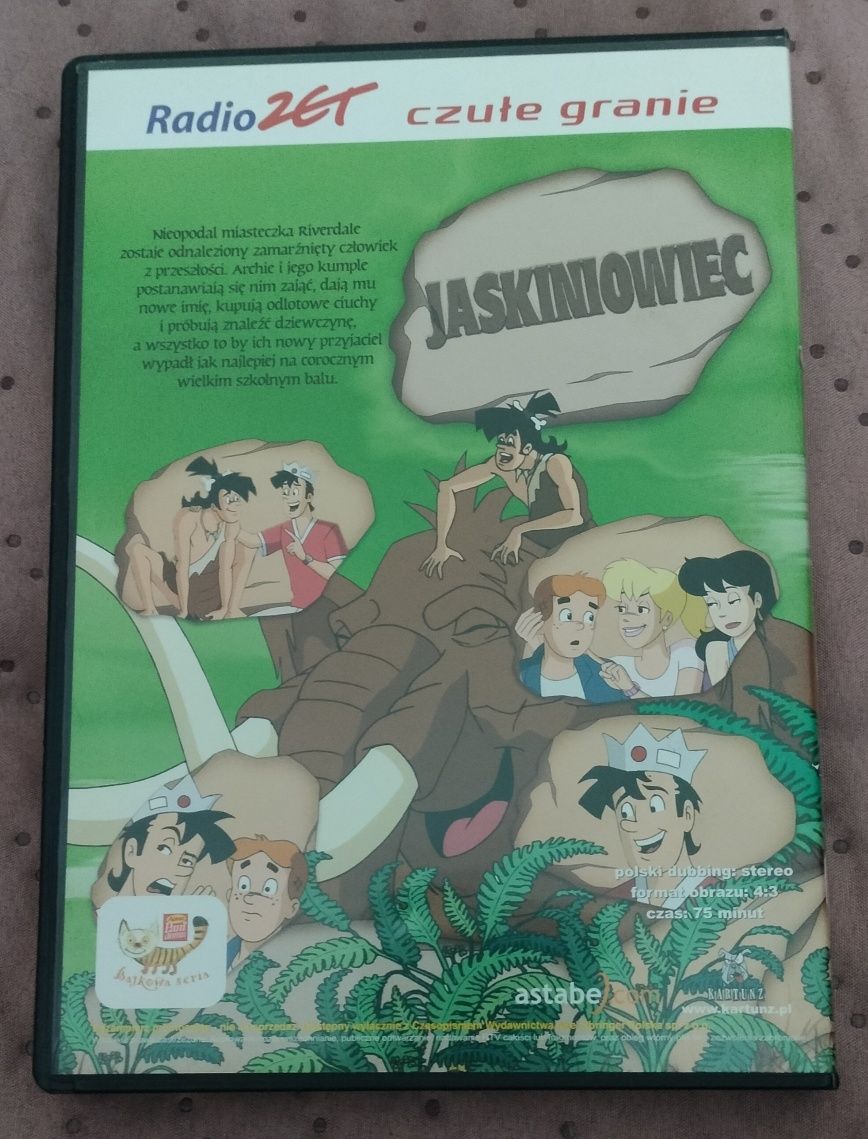 Bajka dla dzieci VCD, DVD jaskiniowiec
