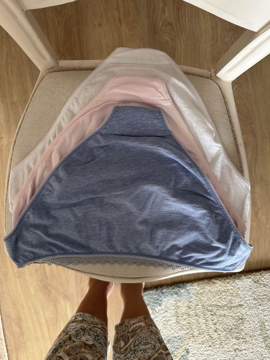 Majtki bawełniane, figi zestaw