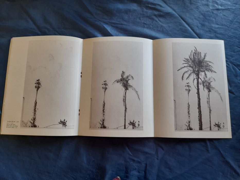 Catálogo antigo de desenhos a carvão de Gerard Diaz