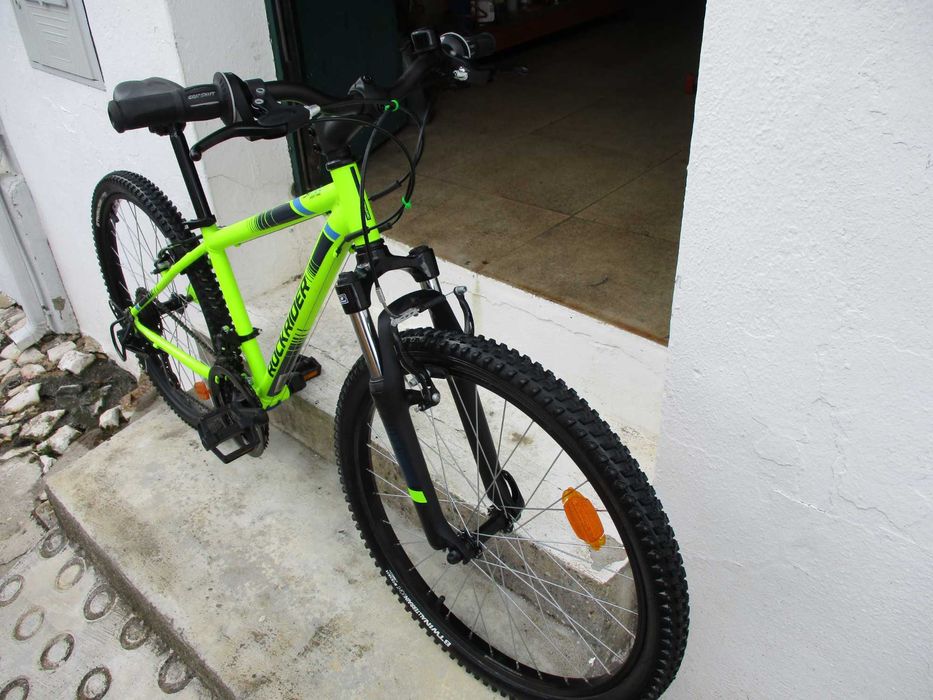 ROCKRIDER ST500 Verde Neon Roda 24