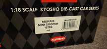 Model 1:18 Morris Mini Cooper 1275S Kyosho