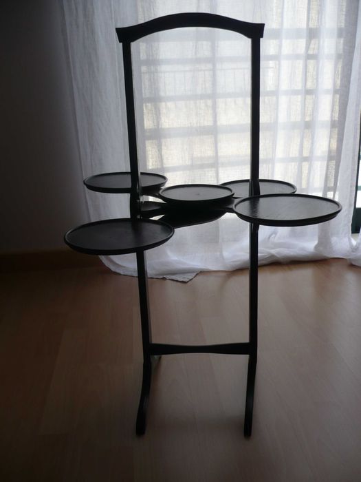 Mesa de apoio vintage em madeira