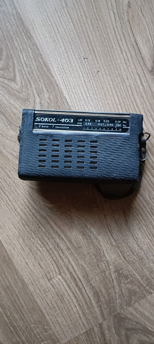 Radio sokół sokol - 403 PRL ZSRR sprawne unikat