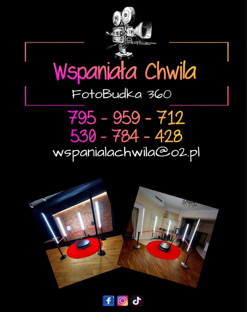 FotoBudka 360 na każdą okazeję!! Wspaniała chwila !