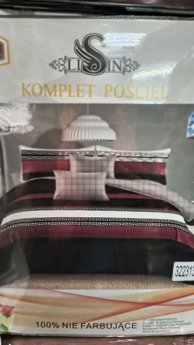 Pościel poszwa i poszewki z prześcieradłem komplet 220x200