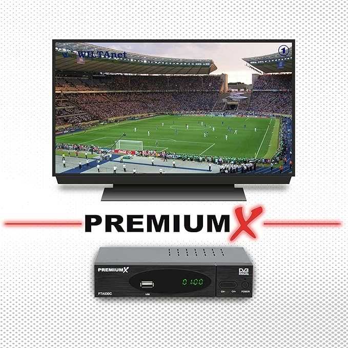 PremiumX FTA 530C FullHD cyfrowy odbiornik DVB-C USB Mediaplayer