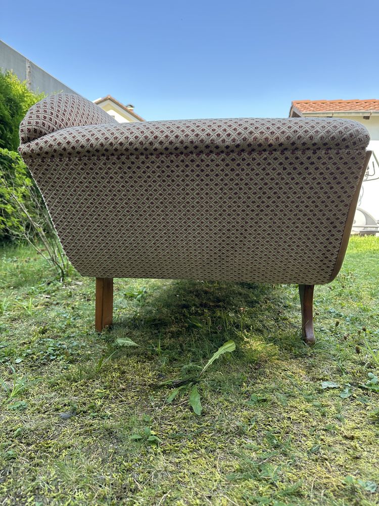 Sofa w stylu mid-century modern / art déco - lata 50. - 60.