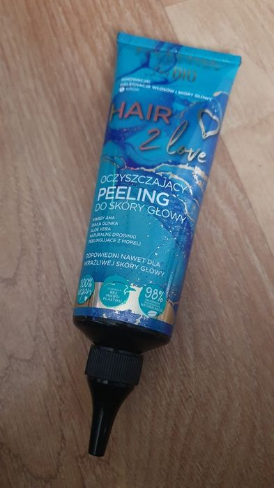 Peeling z morelą do skóry głowy