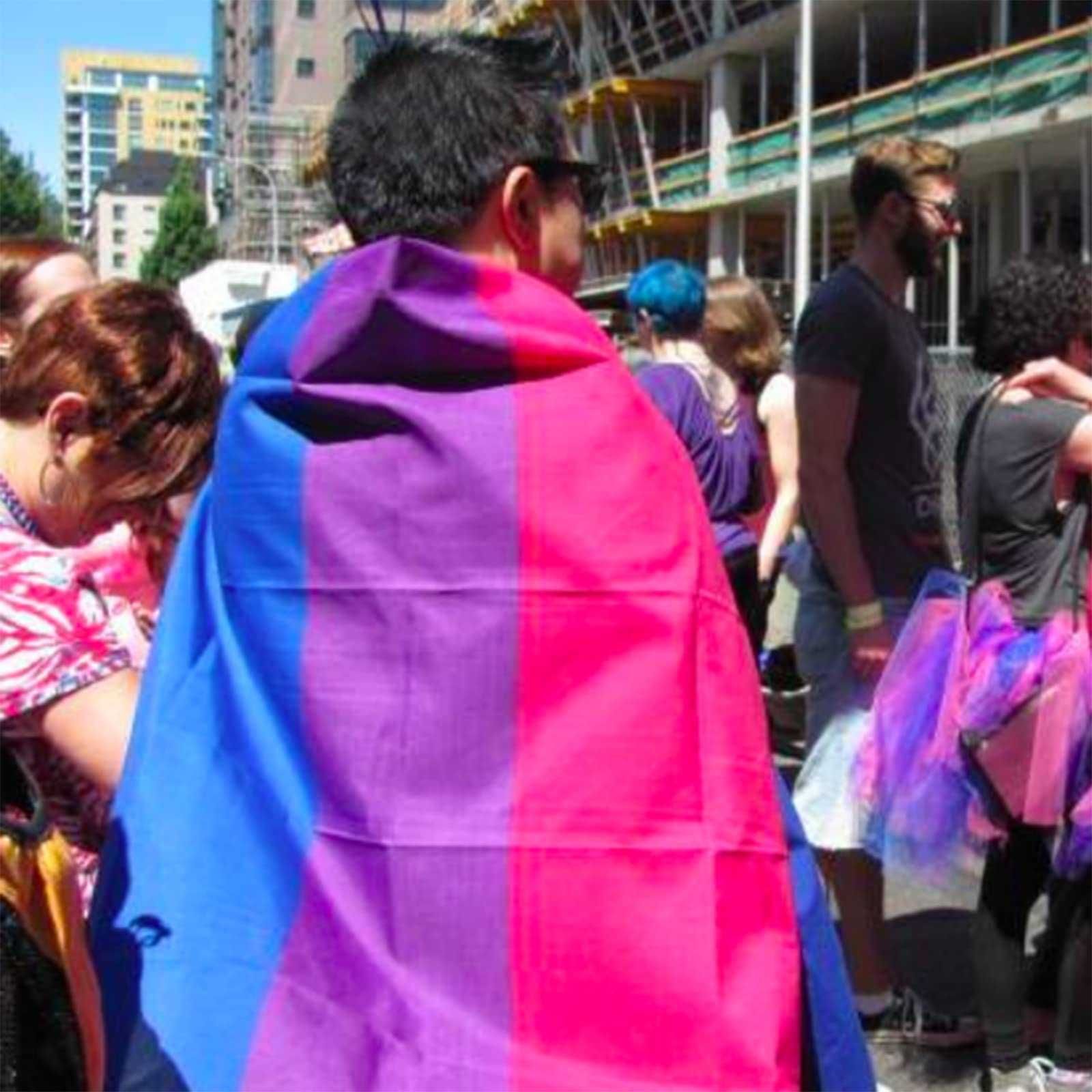 Flaga biseksualna TRIXES