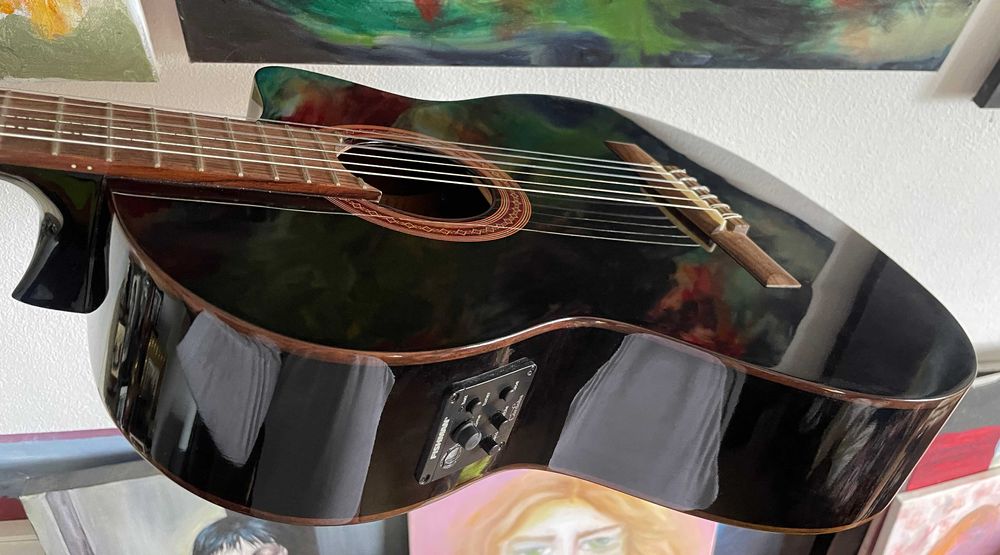 Guitarra Clássica RARA Cordoba C5-CE-BK