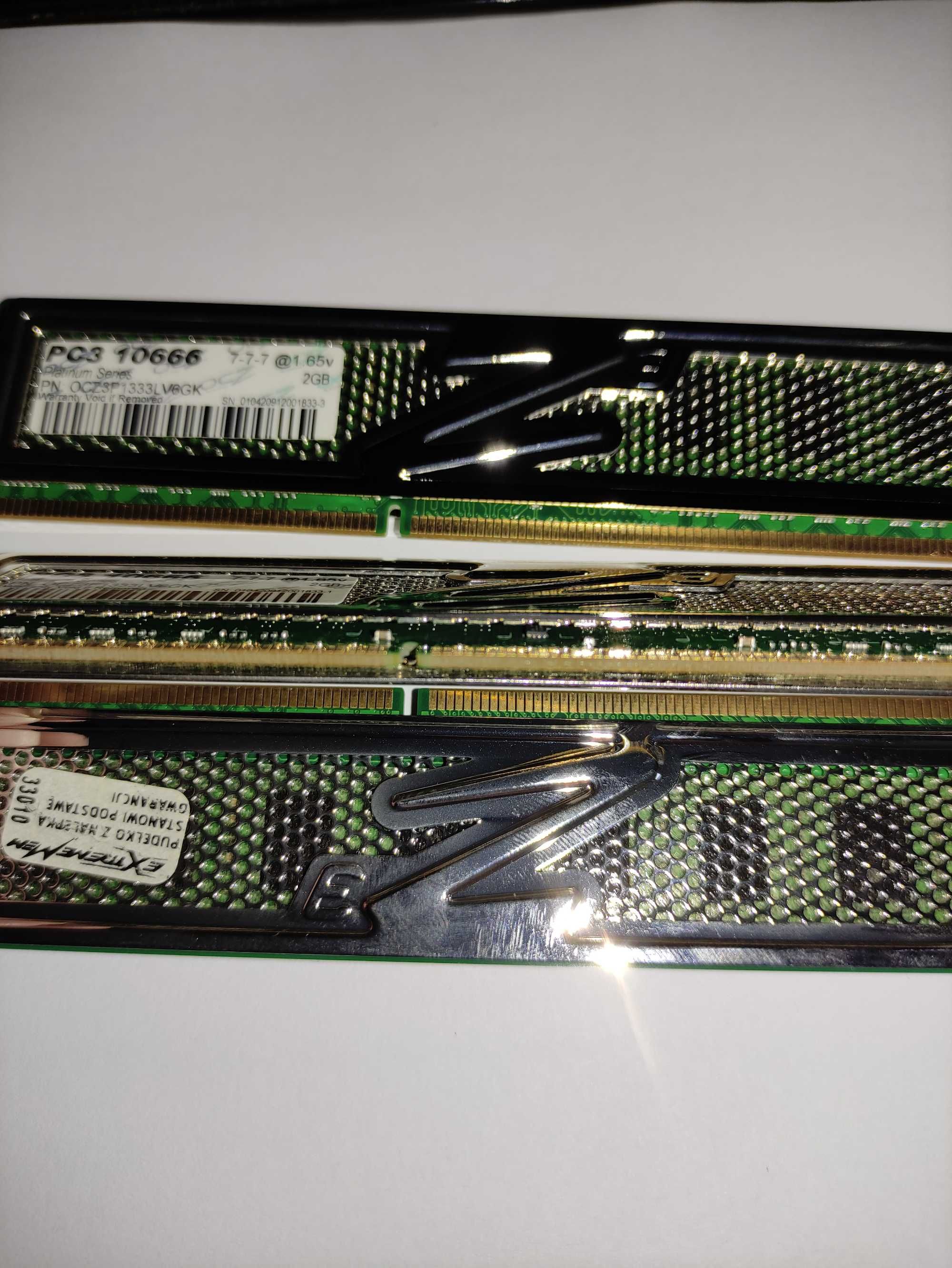 Pamięć RAM OCZ DDR3 2 GB 1333 3 sztuki